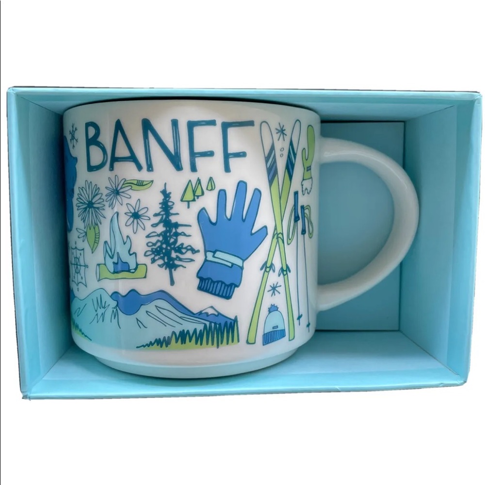 Starbucks been there series Banff Canada mug